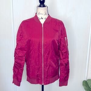 Jackson Men's Red Bomber Jacket Size Small